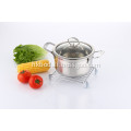 201 Stainless Steel Sauce Pot with Lid